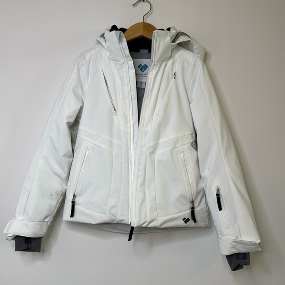 Obermeyer Girls Size Small (8) White Ski Jacket - Picture 1 of 7